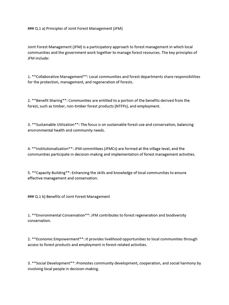 Forest Managment | PDF | Forest Management | Forests