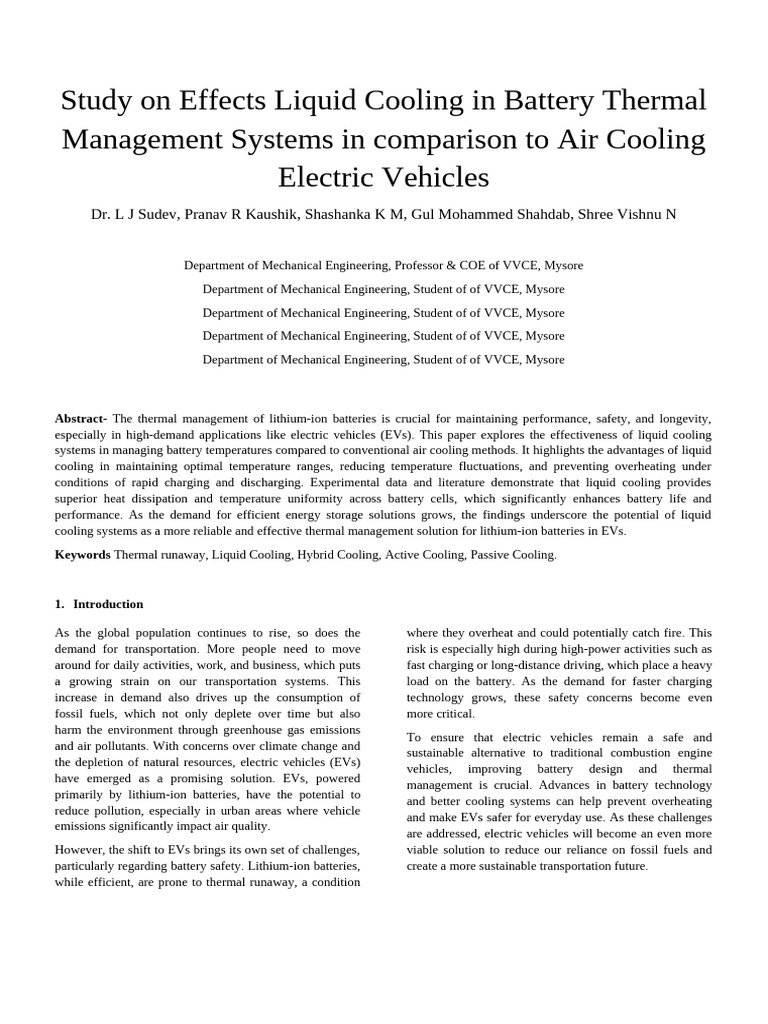 final review paper | PDF | Lithium Ion Battery | Electric Vehicle