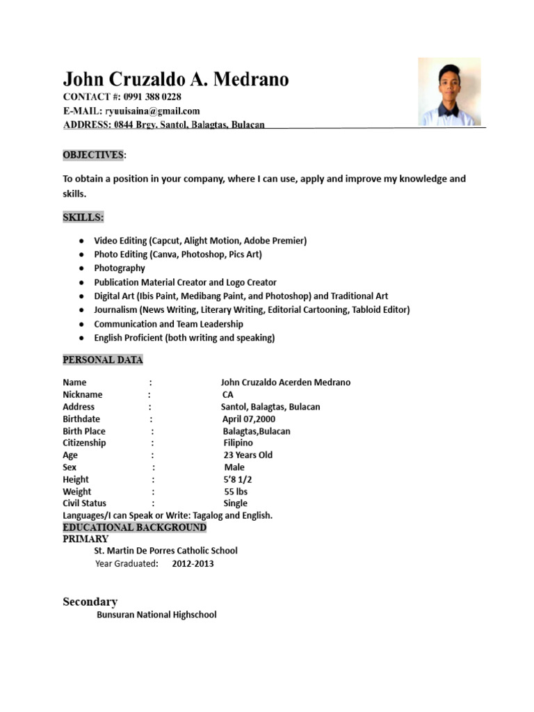 Local Guide Program Applicant Resume | PDF