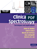 Clinical MR Spectroscopy - Techniques and Applications