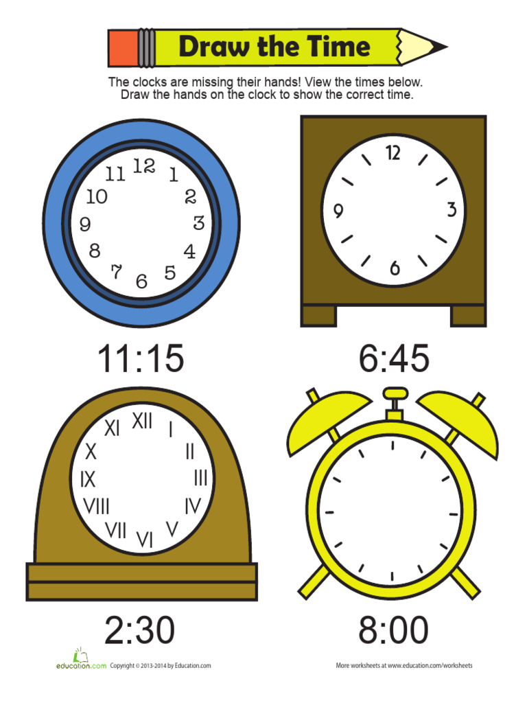 Drawing The Time | PDF