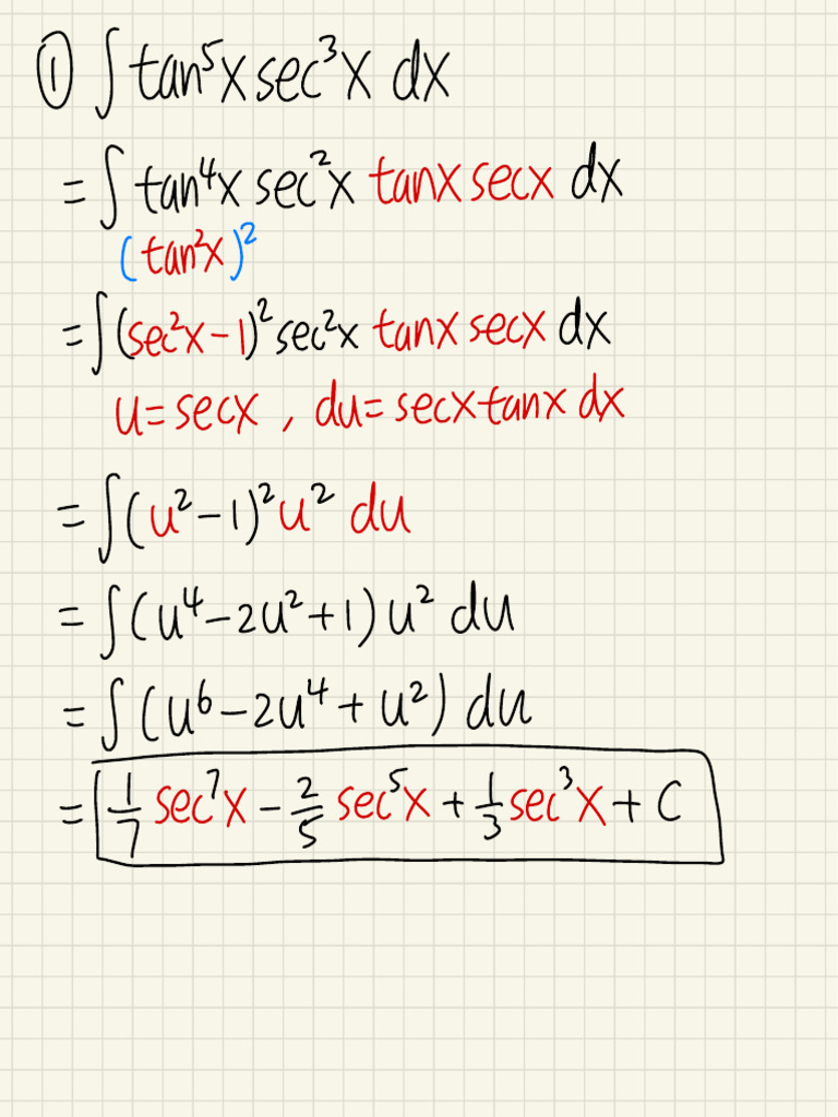 Q1 To Q10 (100 Integrals) | PDF