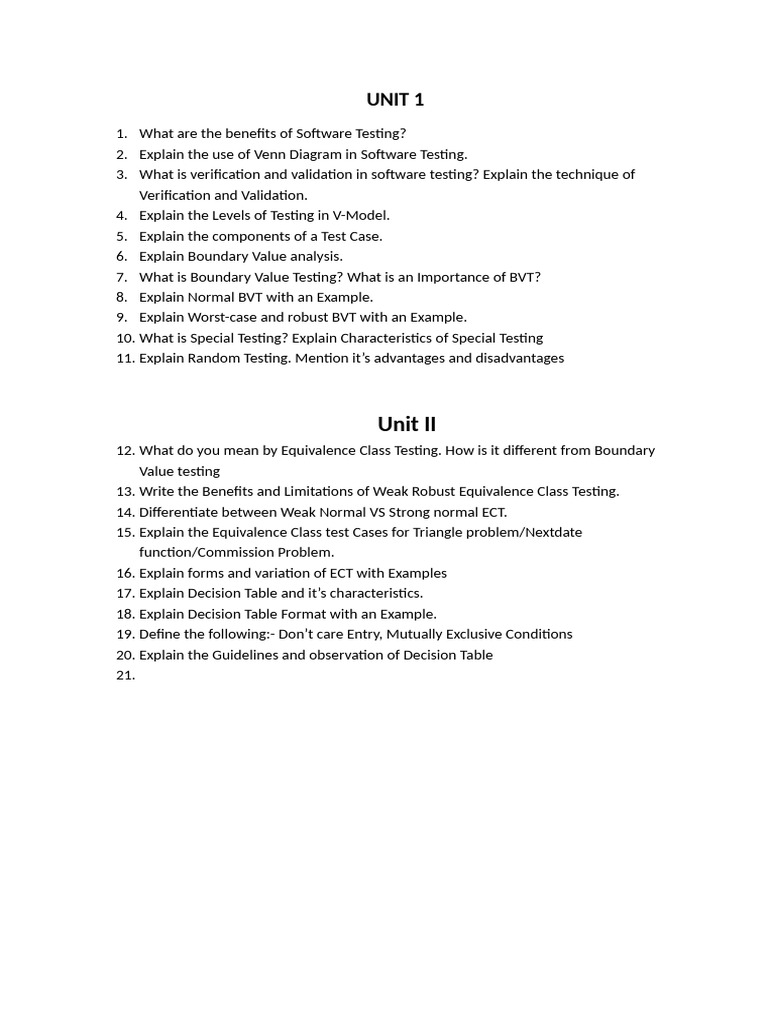 Unit II | PDF