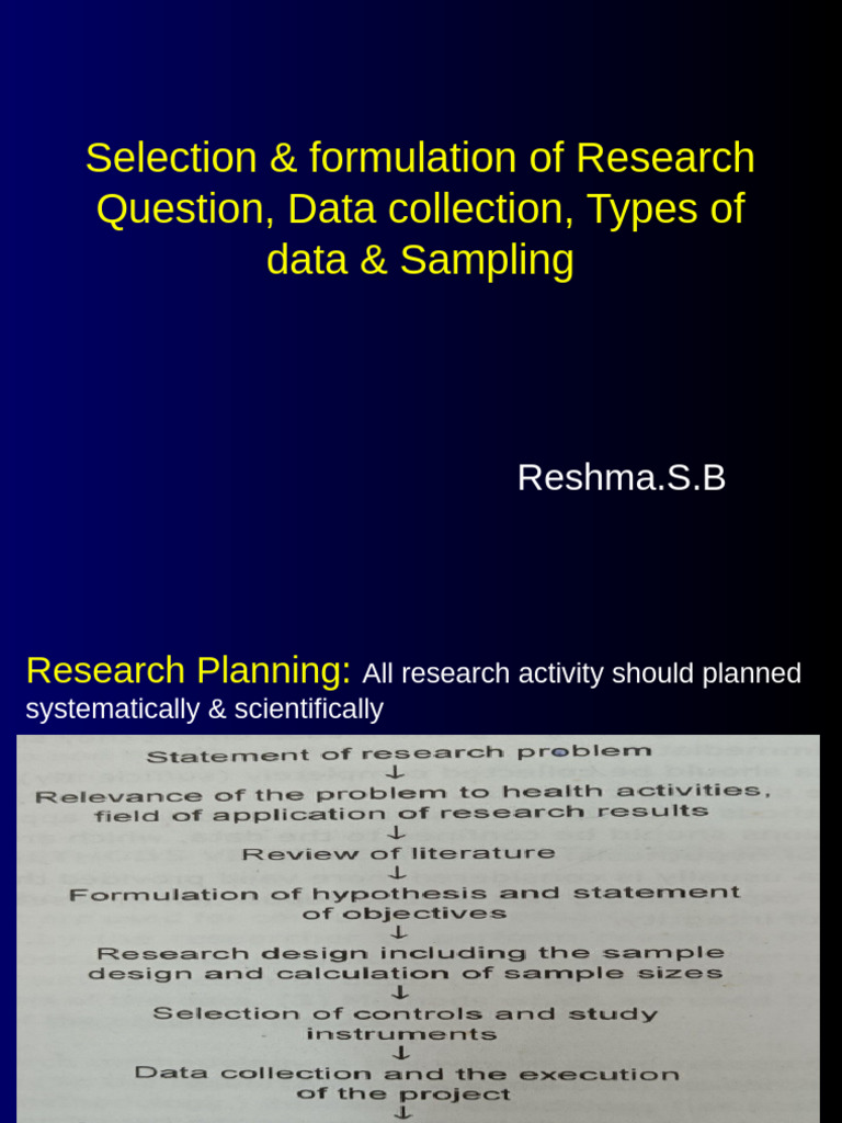 Research Design and Data Collection Methods | PDF | Sampling ...