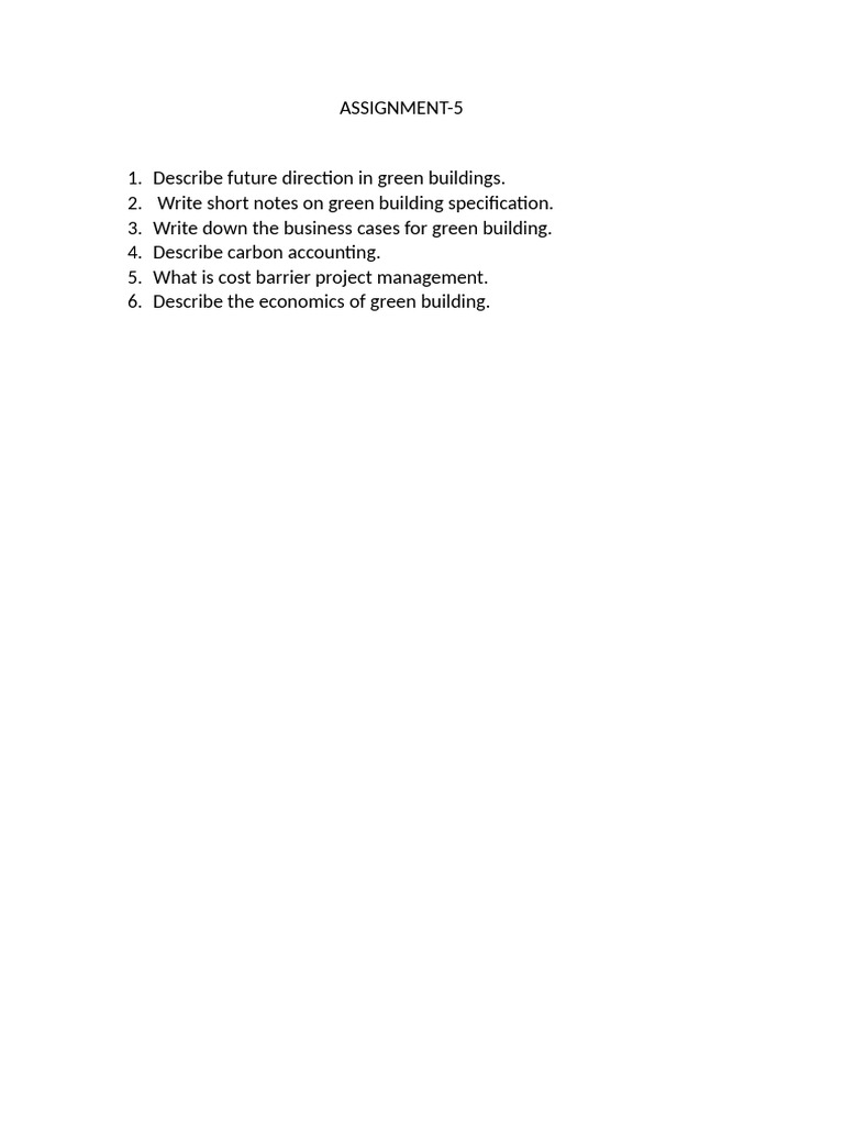 Assignment 5 | PDF