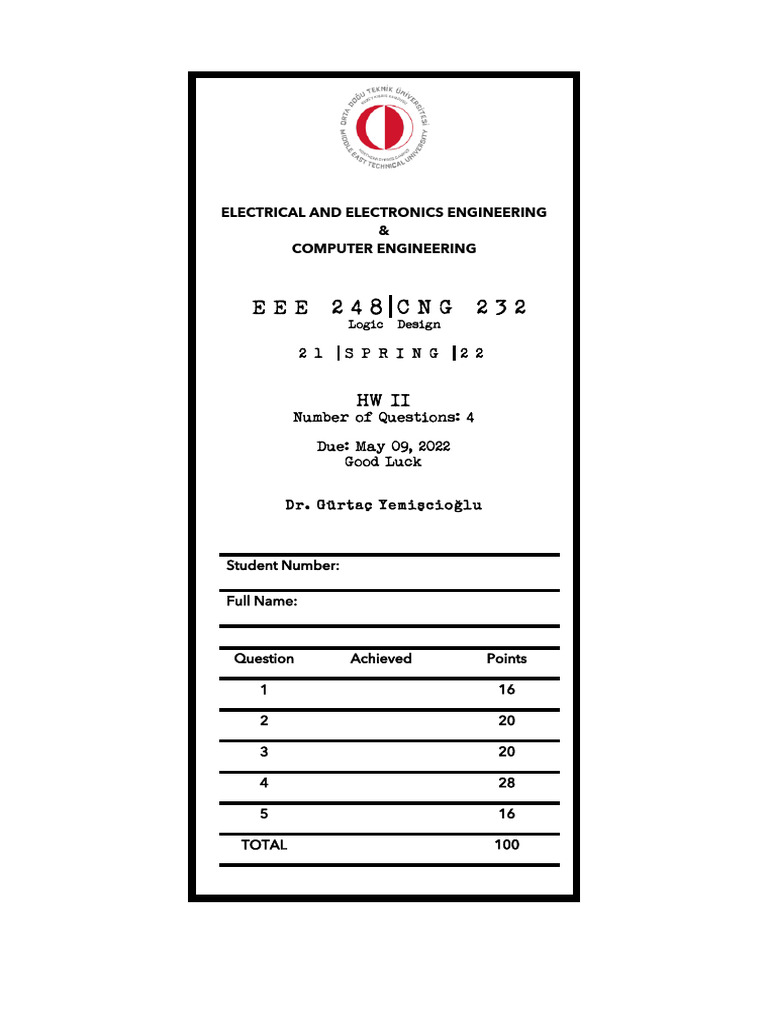ELECTRICAL AND ELECTRONICS ENGINEERING & COMPUTER ENGINEERING E E E 2 4 ...