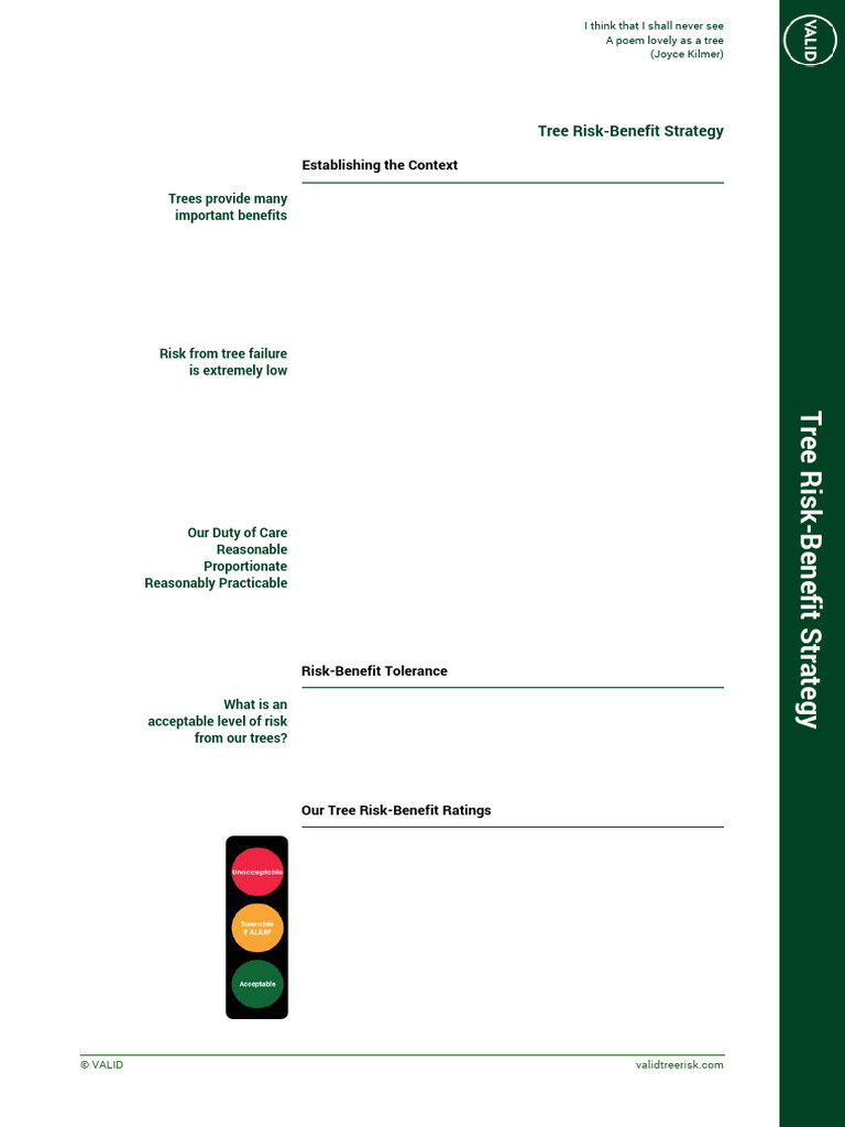 Tree Risk-Benefit Assessment Guide | PDF | Risk