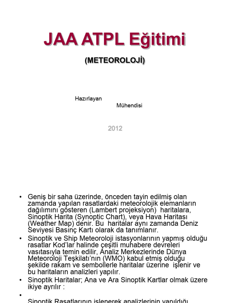23 Synoptic Charts | PDF
