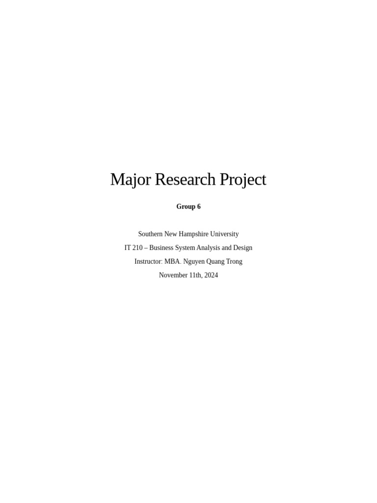 Major Research Project | PDF | Traffic | Wi Fi