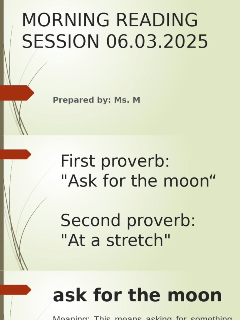 Understanding Two Common Proverbs | PDF