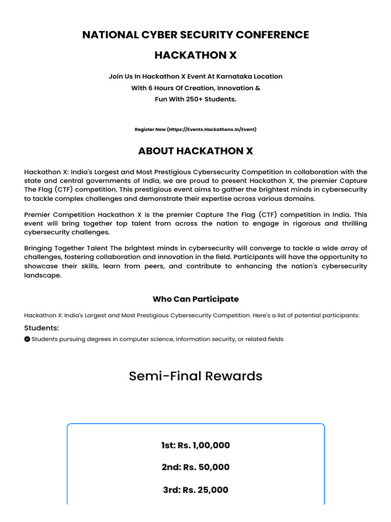 Cybersecurity-Hackathon X - Mlore University | PDF | Computer Security ...