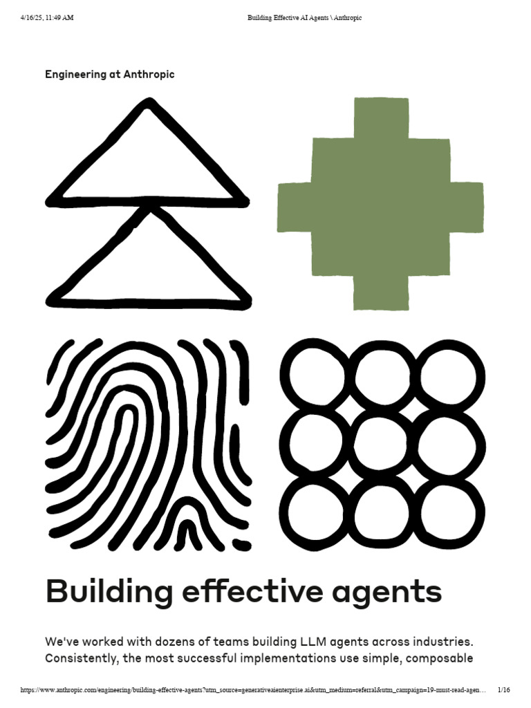 Building Effective AI Agents - Anthropic | PDF | Artificial Intelligence |  Intelligence (AI) & Semantics