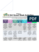 2012 GS Week Activity Chart