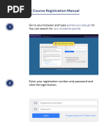 UTT Online Course Registration Guide | PDF