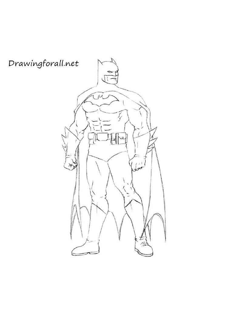 10 How To Draw Batman Step by Step1 | PDF