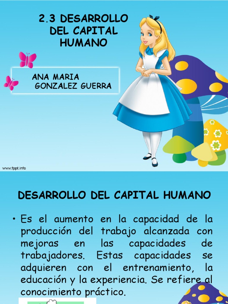 2.3 Desarrollo Del Capital Humano | PDF | Capital humano | Conocimiento
