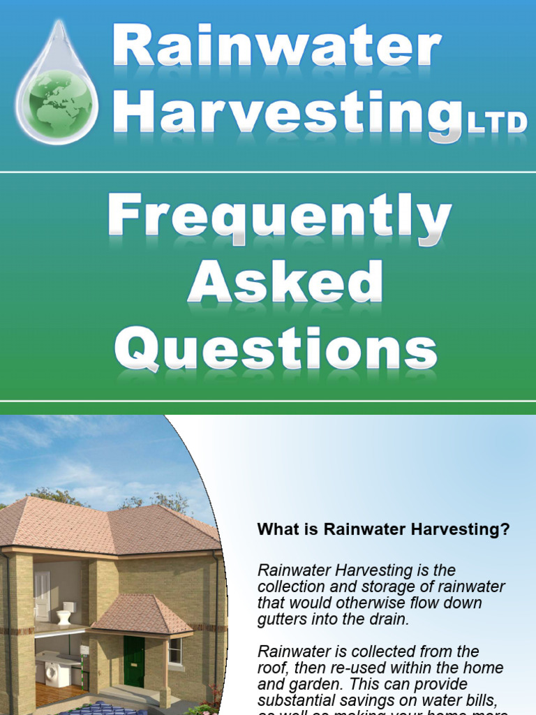 Benefits of Rainwater Harvesting Systems | PDF | Water | Hydrology