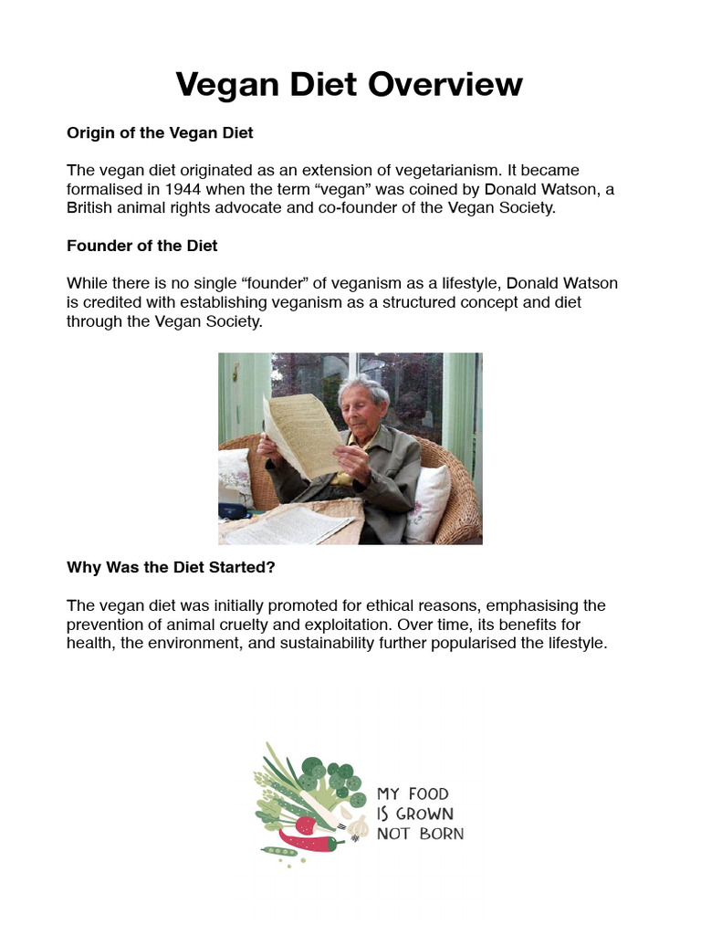 Overview of the Vegan Diet | PDF | Veganism | Diet (Nutrition)