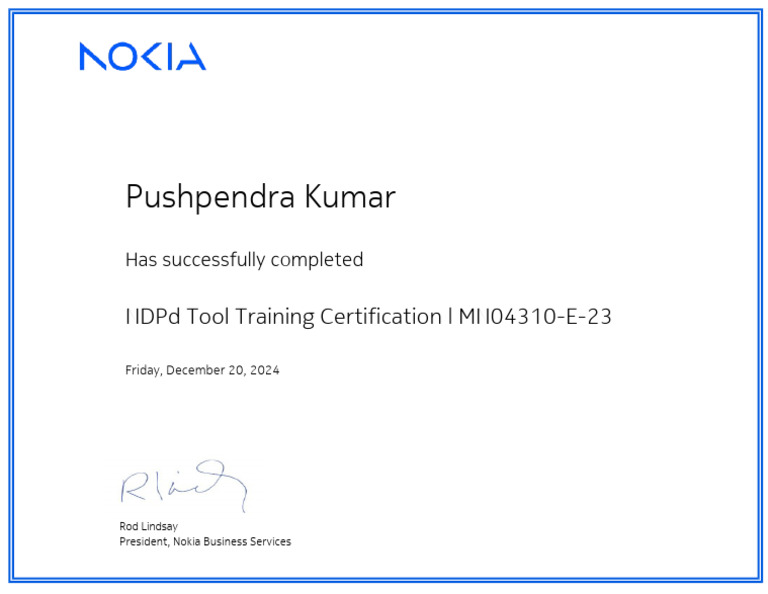 Computer Operator Certification Achieved | PDF