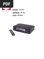 PHILIPS DVDR 3320V Combiné DVD VHS avec télécommande Bon état