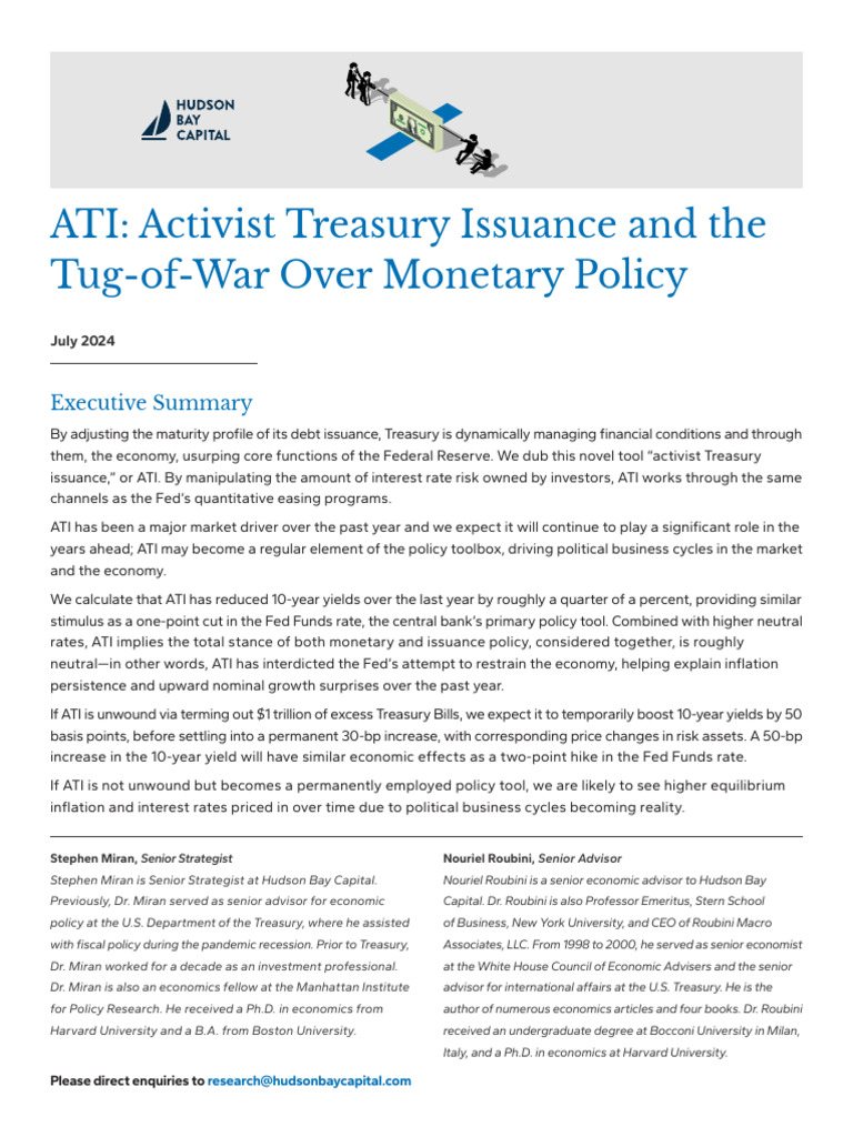 Activist Treasury Issuance Explained | PDF | Repurchase Agreement ...