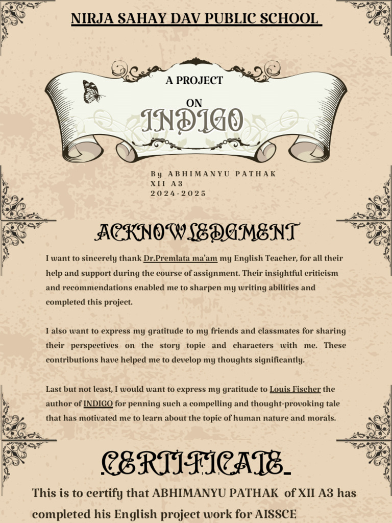 Indigo Project Overview and Analysis | PDF | Mahatma Gandhi | British Raj
