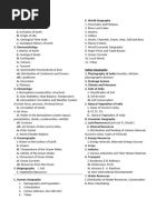 NDA Geography Notes Overview | PDF