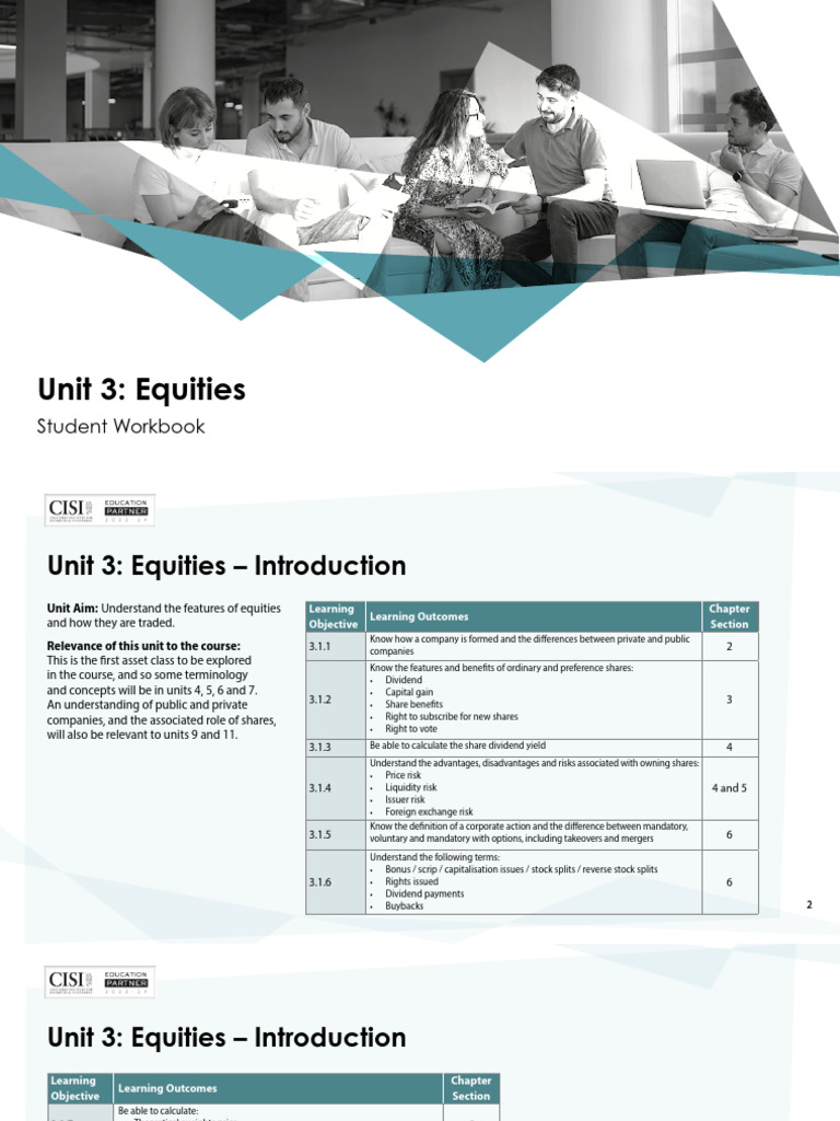 Cisi Workbook Pdf | Level 3 Support Materials for CISI Exam – TNAG