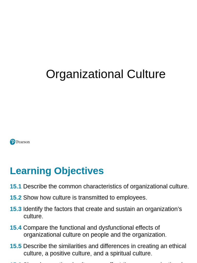Understanding Organizational Culture | PDF | Organizational Culture ...