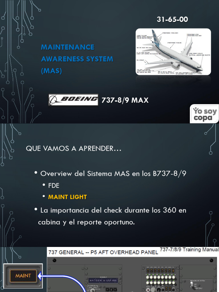 737 MAX Maintenance Light Overview | PDF