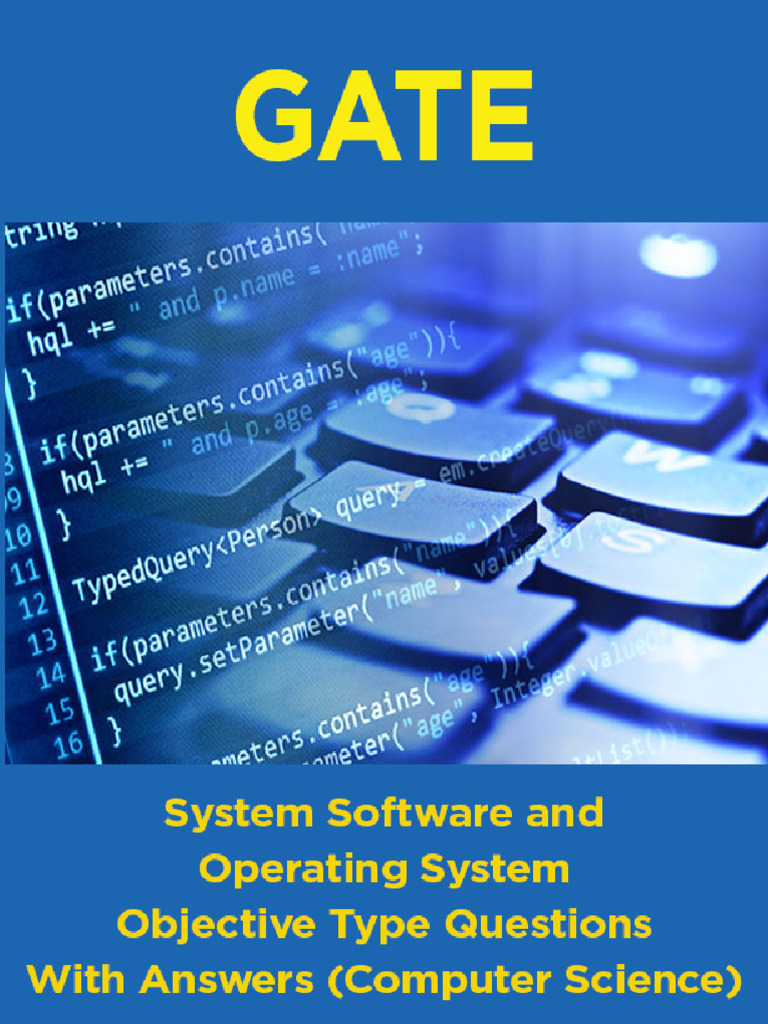 Software and OS: Key Concepts Quiz | PDF | Parsing | Scheduling (Computing)