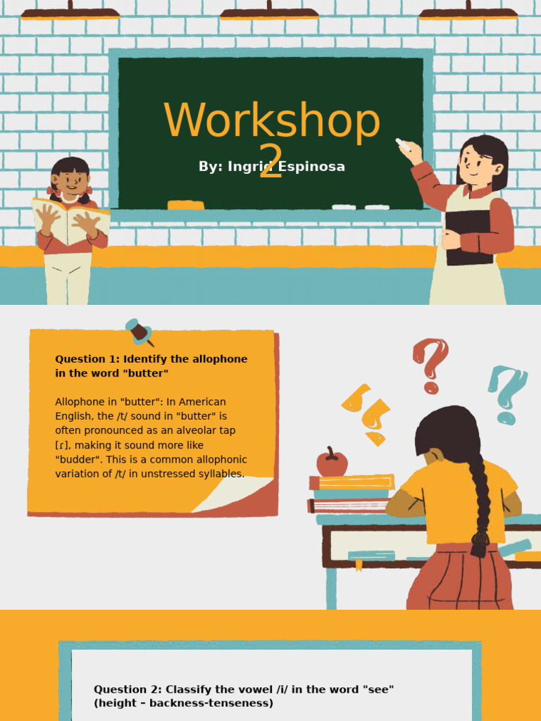 Phonetics Workshop: Allophones & Vowels | PDF
