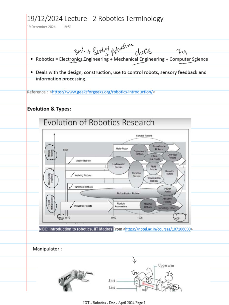 Introduction to Robotics Concepts | PDF