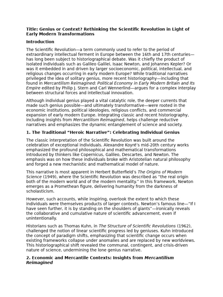 RMW-2 | PDF | Science | Scientific Revolution