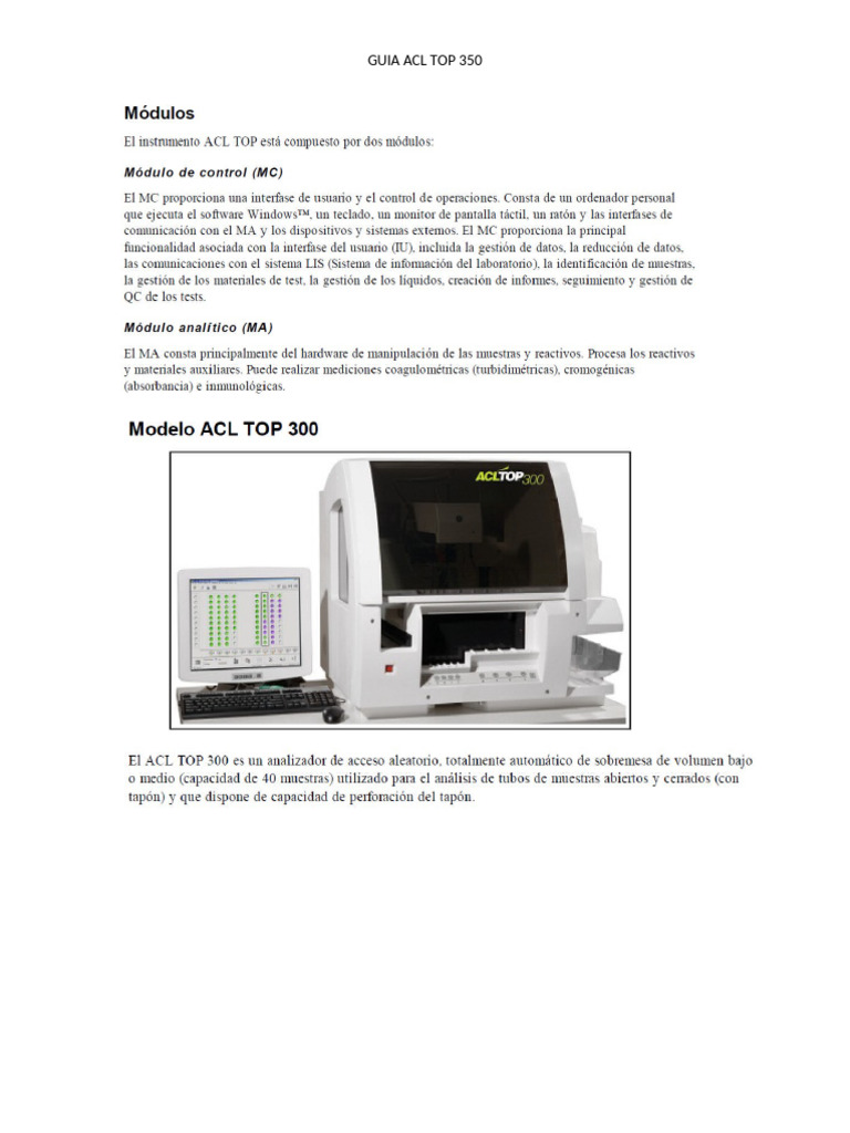 ACL Top 350 Guide Overview | PDF