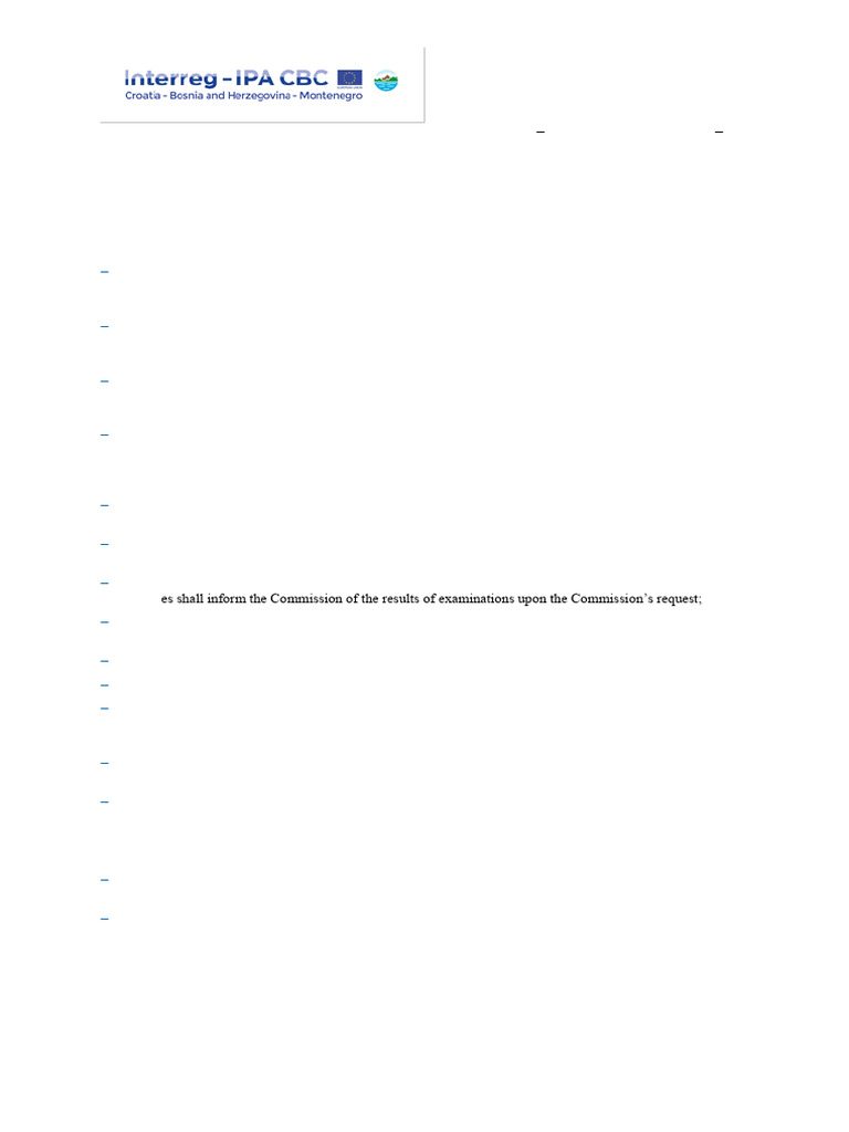 Annex - 13 - IPA CBC HR-BA-ME 2014-2020 - NA - Responsibilities | PDF ...