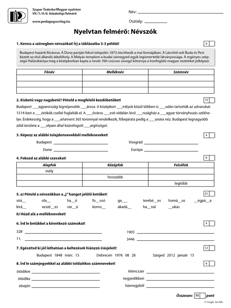 Pip 1601 Mnyelv 4o FL Felm 6 | PDF