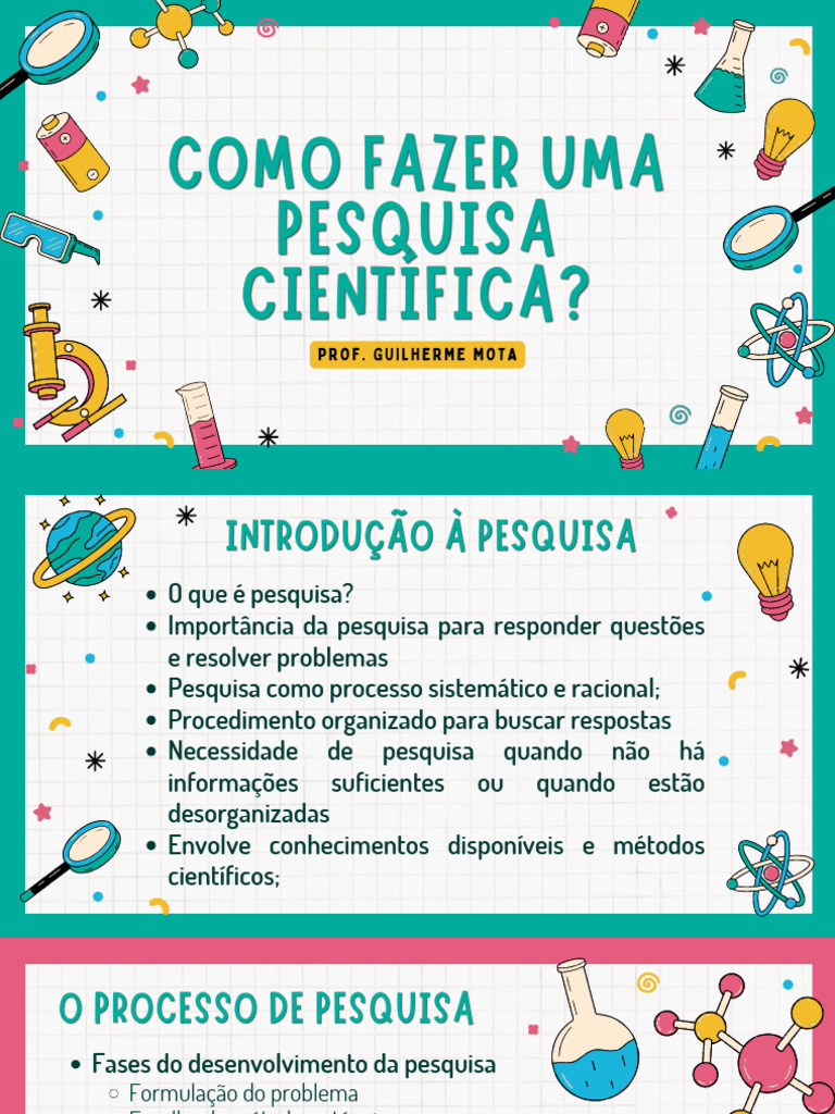 Guia Completo sobre Pesquisa Científica | PDF | Método científico ...