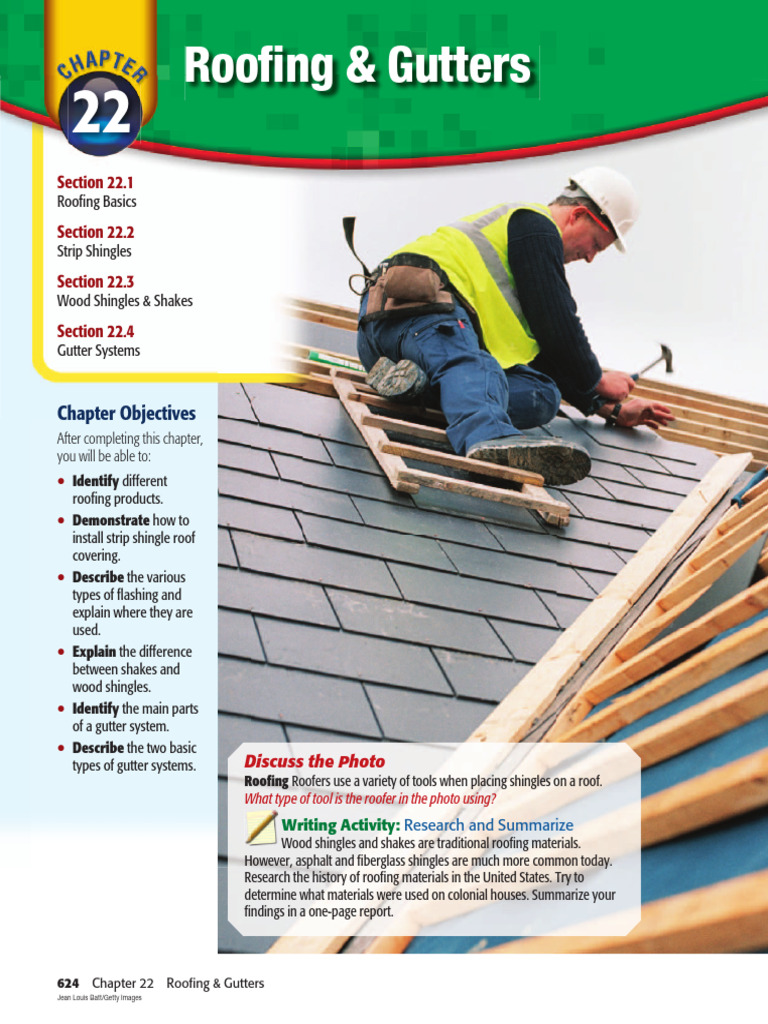 ch22 - Roofing & Gutters - Carpentry - Se | PDF | Roof | Building Materials