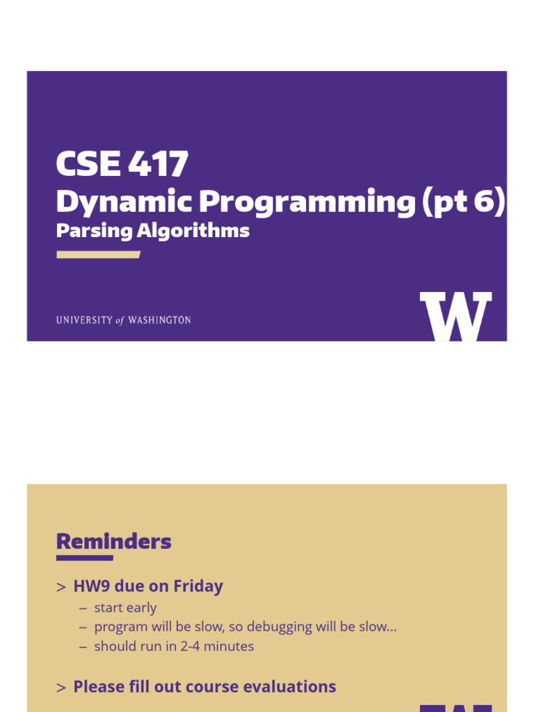 Lec26 Dynamic Programming 7 | PDF | Parsing | Algorithms