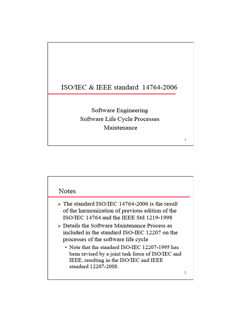 03bis - Software Maintenance Standard | PDF | Systems Thinking ...
