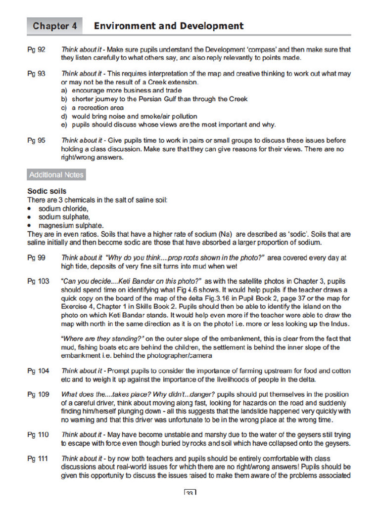 Class 8 Geography Notes Environment and Development | PDF