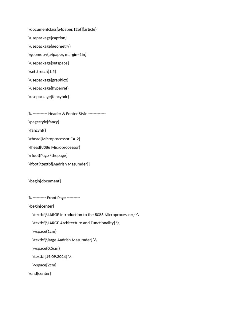 Ca-2 Latex Source Code - 12000323001 - EC403 | PDF | Central Processing ...