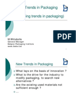 New Trends in Packaging (Ongoing Trends in Packaging) : M.Wittebolle