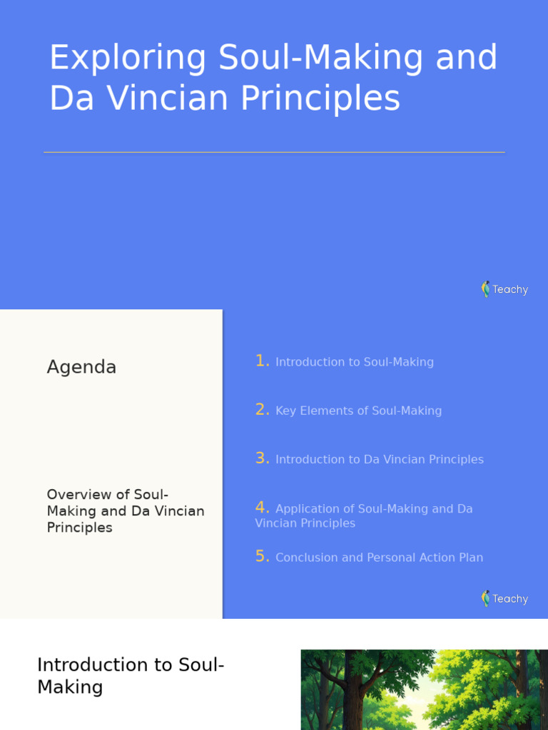 Soul-Making and Da Vincian Insights | PDF | Personal Development ...
