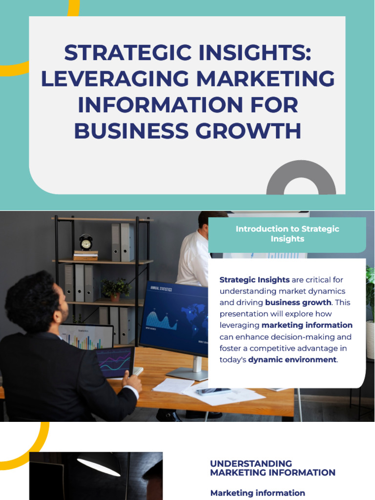 Marketing Insights for Business Growth | PDF