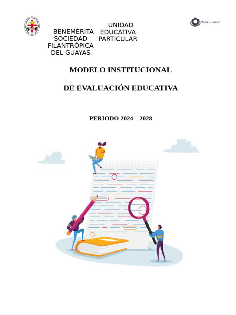 Modelo de Evaluación Educativa 2024-2028 | PDF | Evaluación | Enseñando