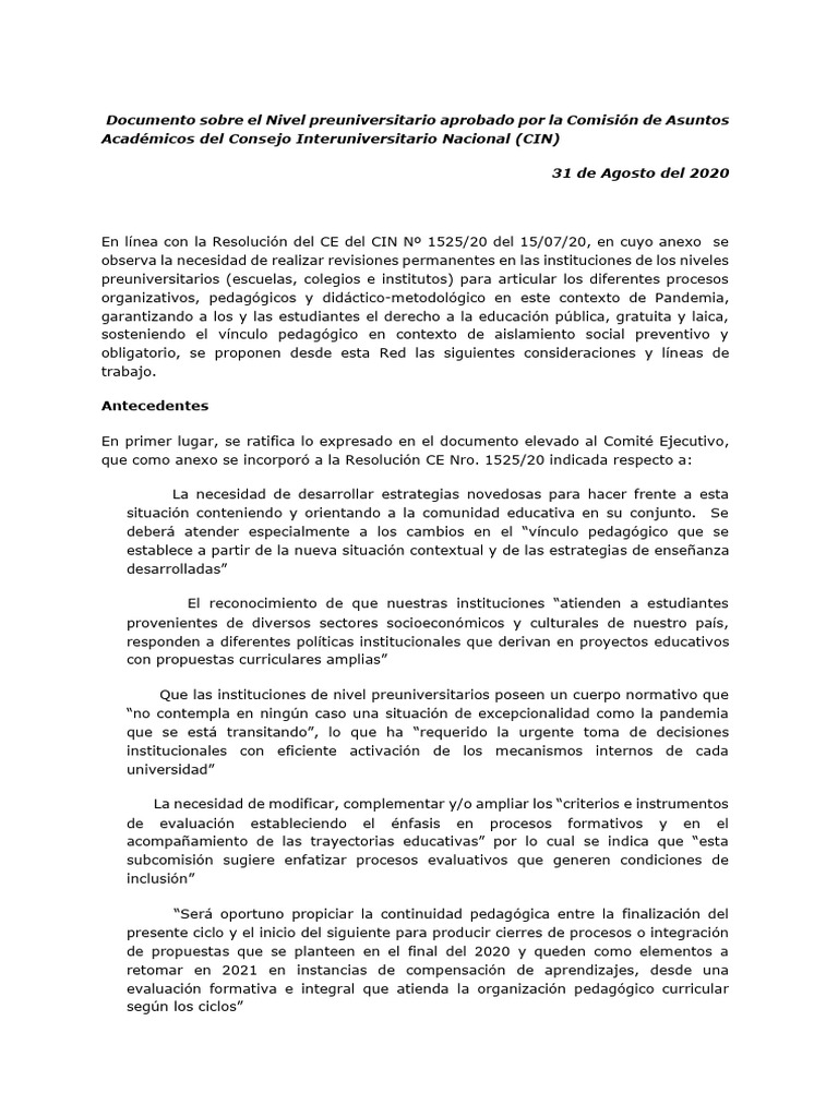 AA Documento Aprobado_ PREUNIVERSITARIO - EJES PARA LA ACREDITACI_N Y ...