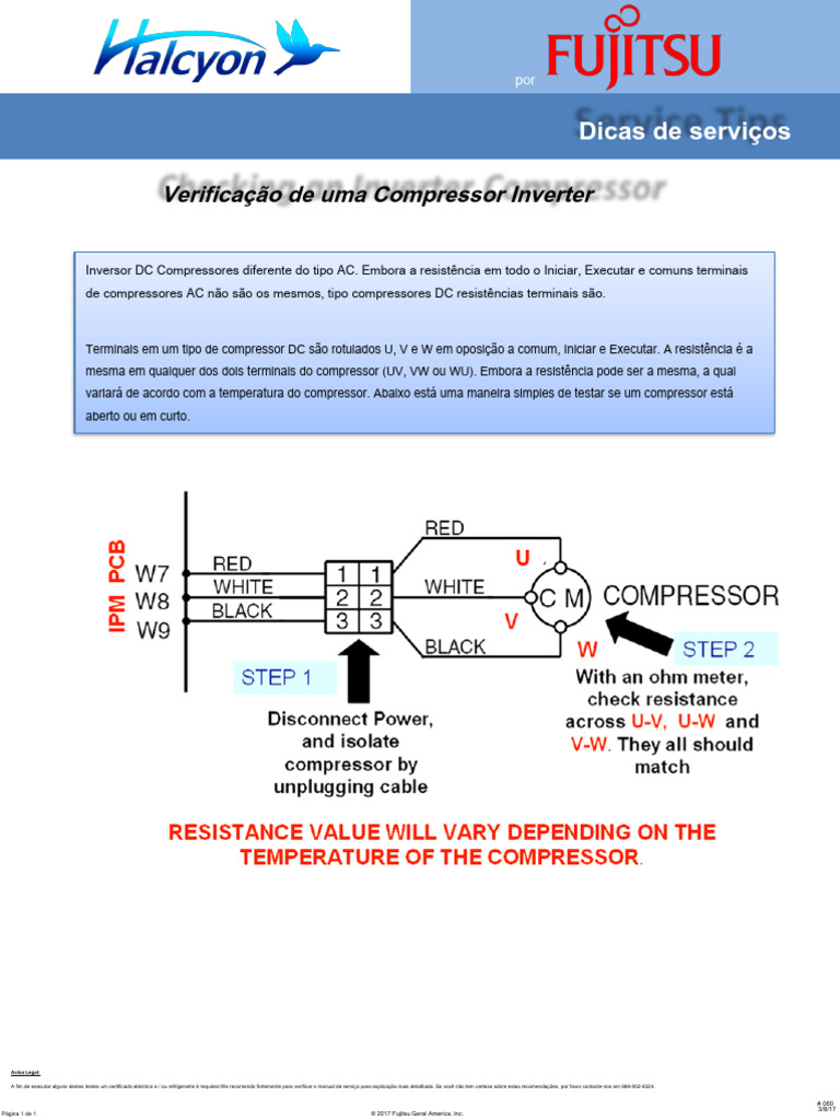 Verificação de Compressores Inverter DC | PDF