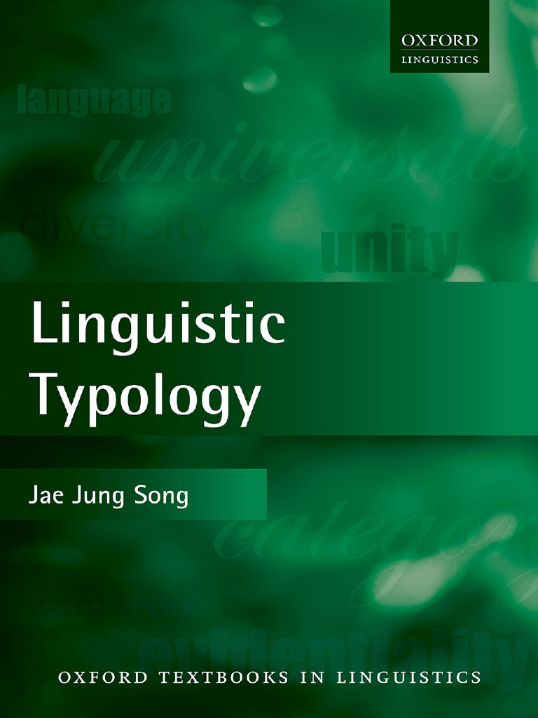L SONG Linguistic Typology | PDF | Preposition And Postposition | Semantics